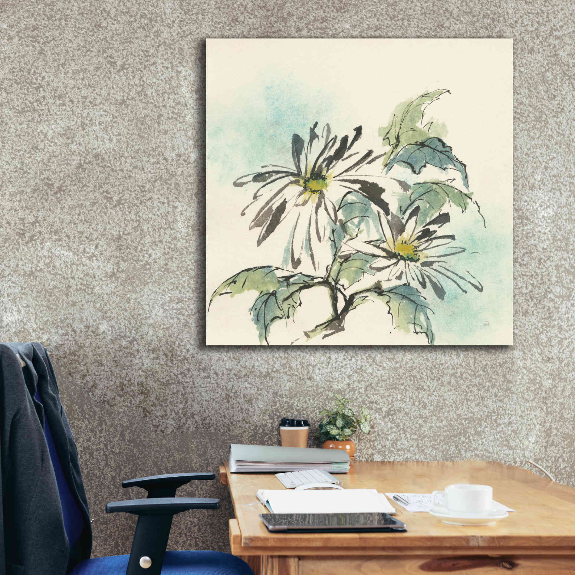 'Snowmum IV' by Chris Paschke, Giclee Canvas Wall Art,37 x 37