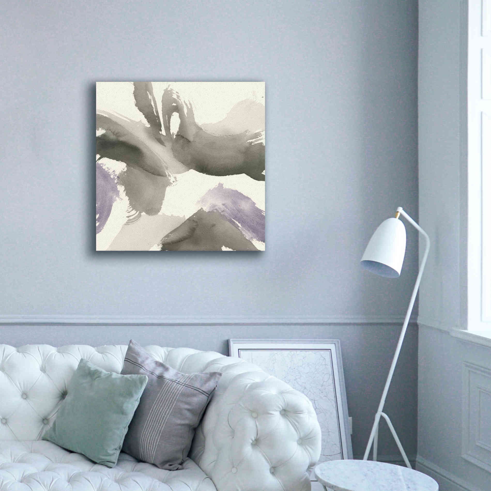 'Amethyst Gesture I' by Chris Paschke, Giclee Canvas Wall Art,37 x 37