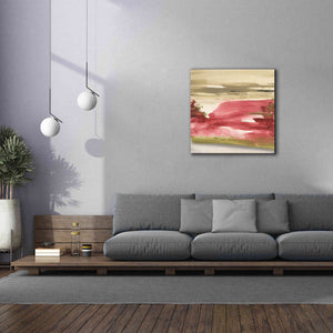 'Red Rock I' by Chris Paschke, Giclee Canvas Wall Art,37 x 37