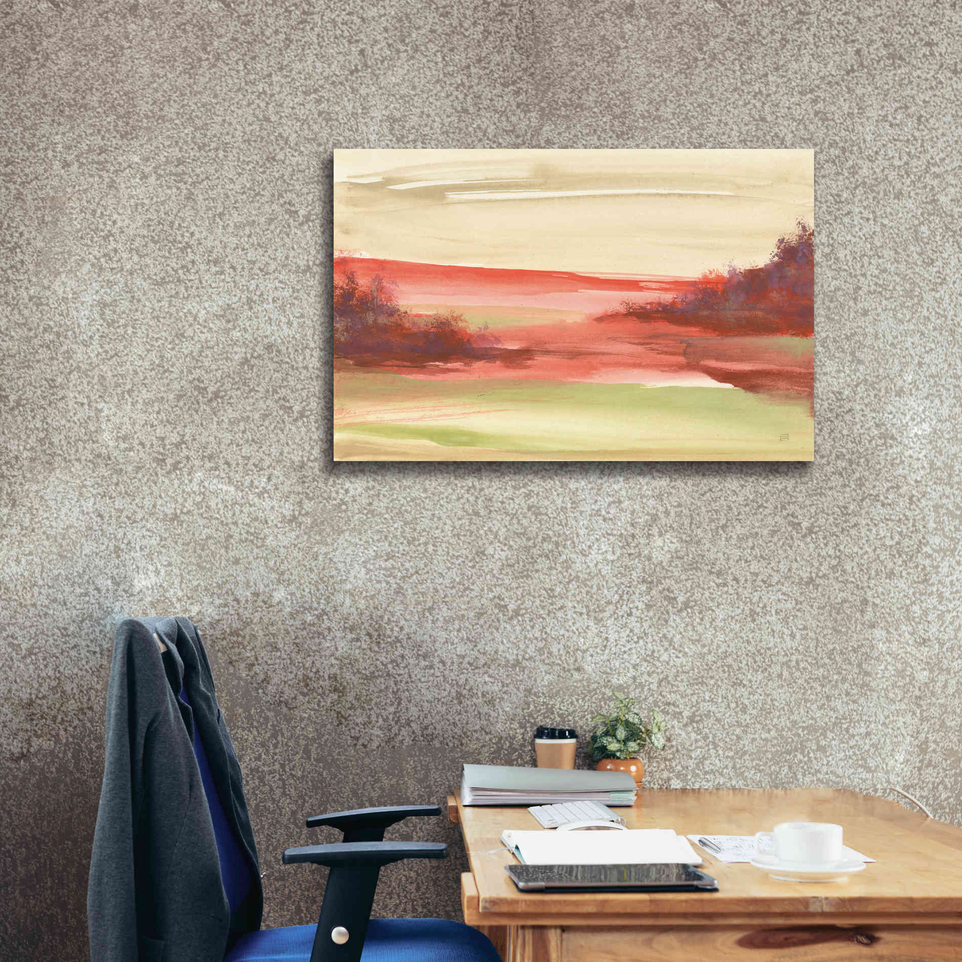 'Red Rock IV' by Chris Paschke, Giclee Canvas Wall Art,40 x 26