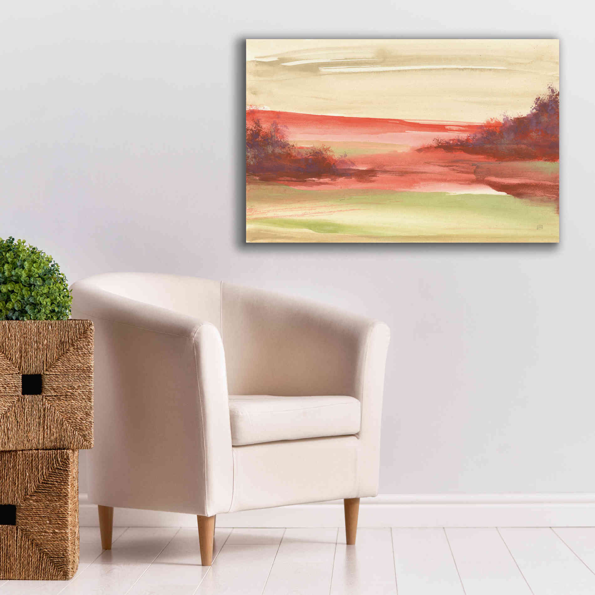 'Red Rock IV' by Chris Paschke, Giclee Canvas Wall Art,40 x 26