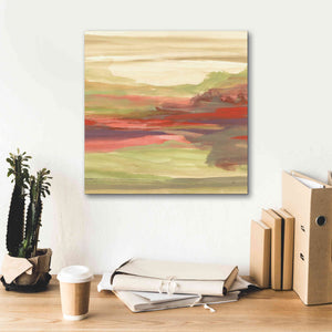 'Distant Fields' by Chris Paschke, Giclee Canvas Wall Art,18 x 18