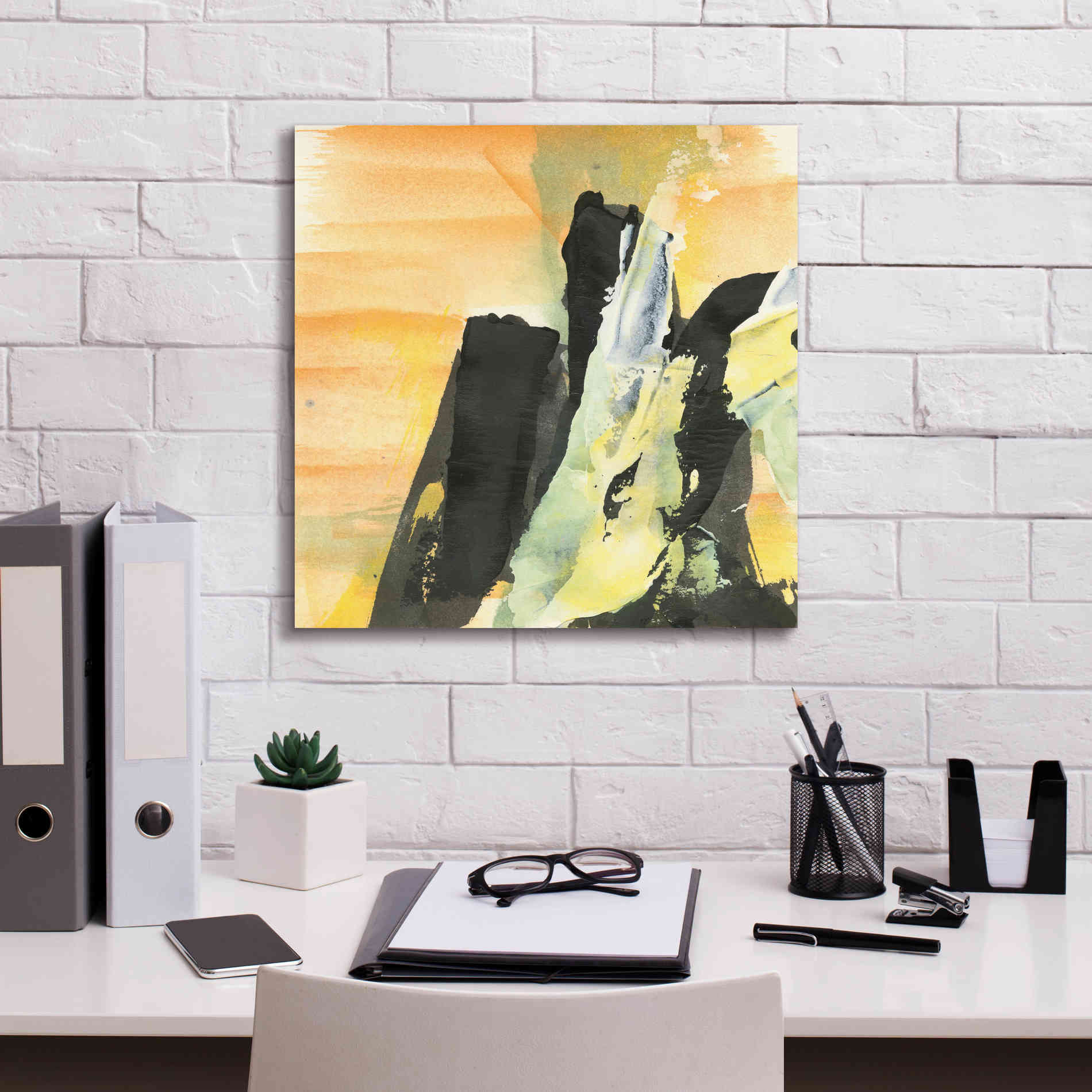 'Outcroppings I' by Chris Paschke, Giclee Canvas Wall Art,18 x 18