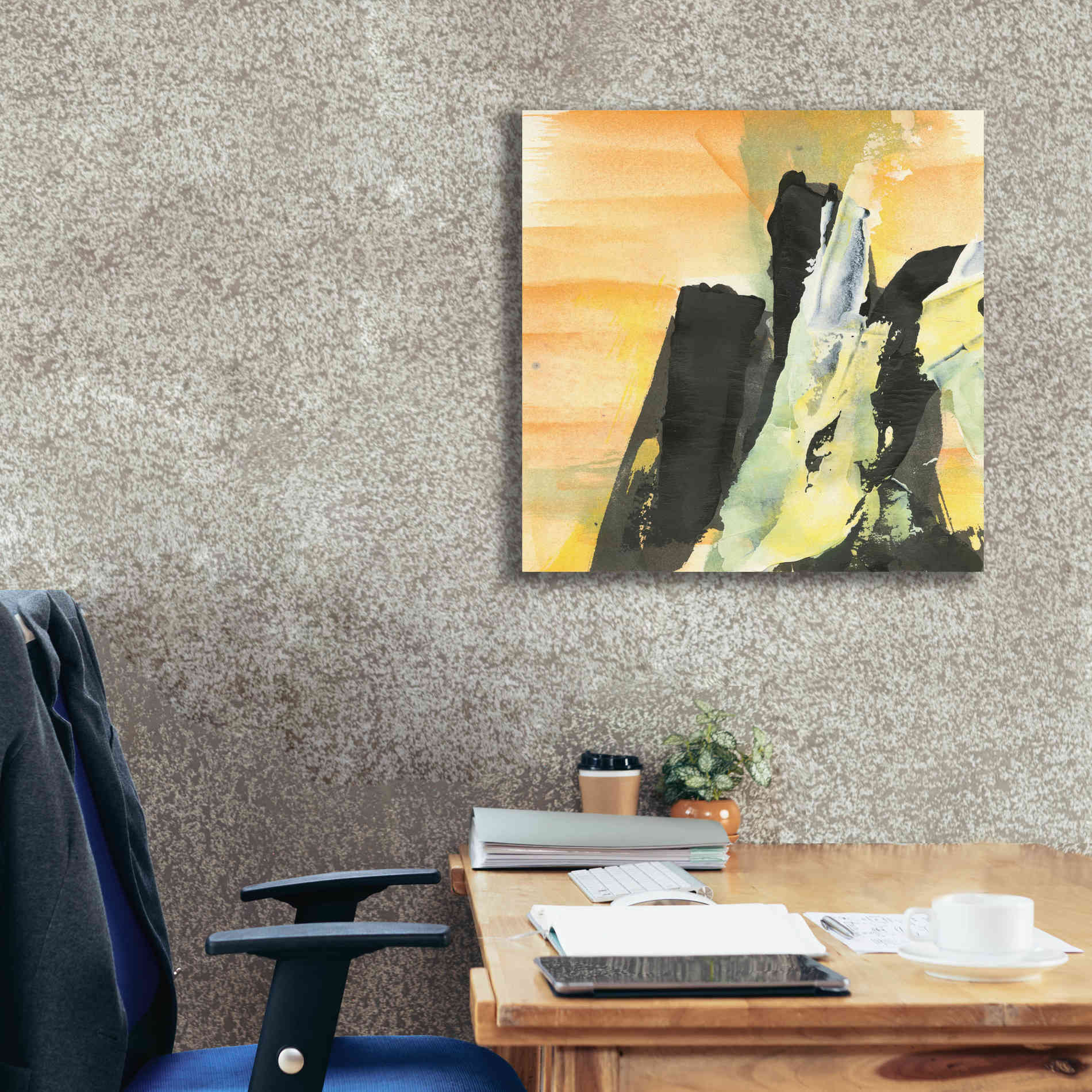 'Outcroppings I' by Chris Paschke, Giclee Canvas Wall Art,26 x 26