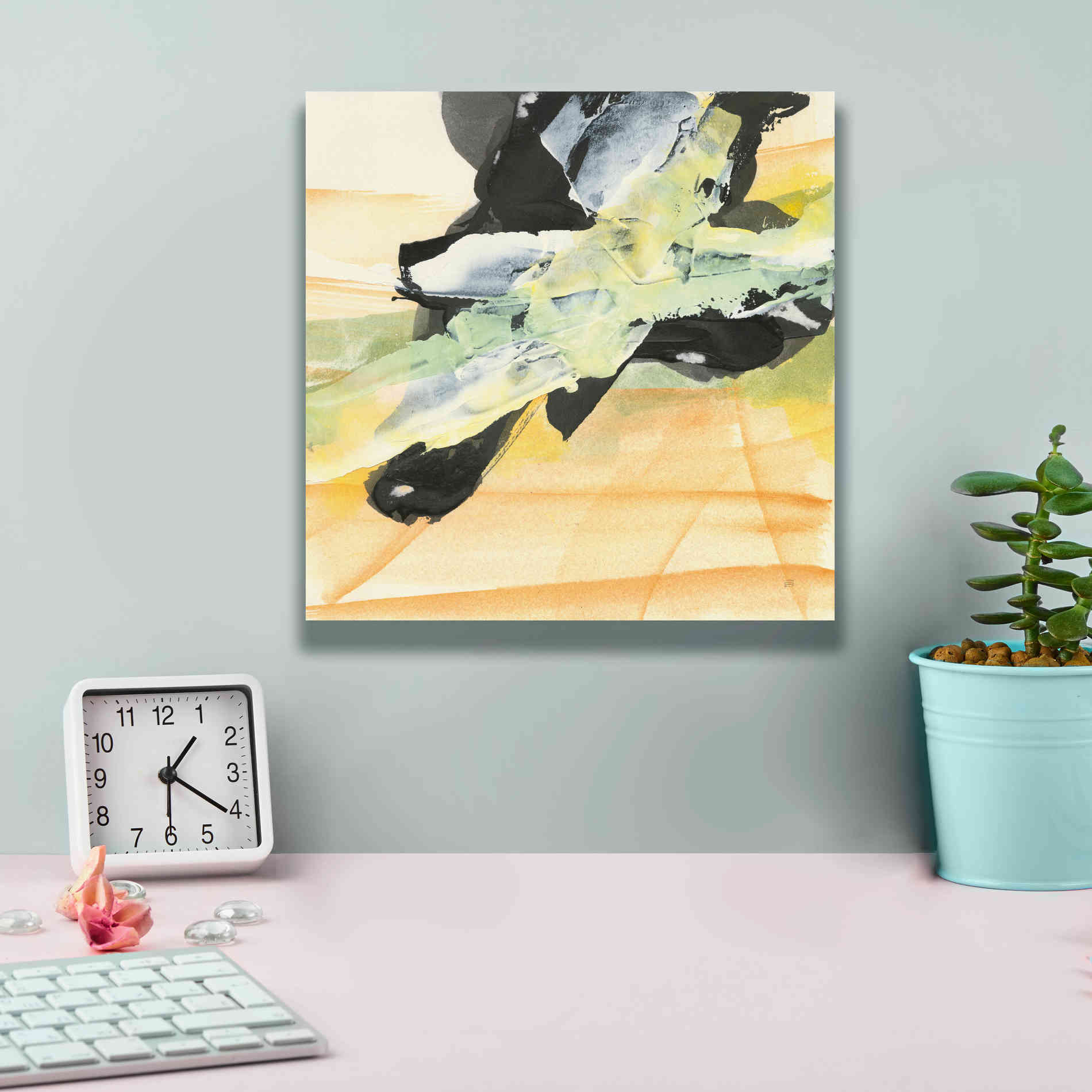 'Outcroppings II' by Chris Paschke, Giclee Canvas Wall Art,12 x 12
