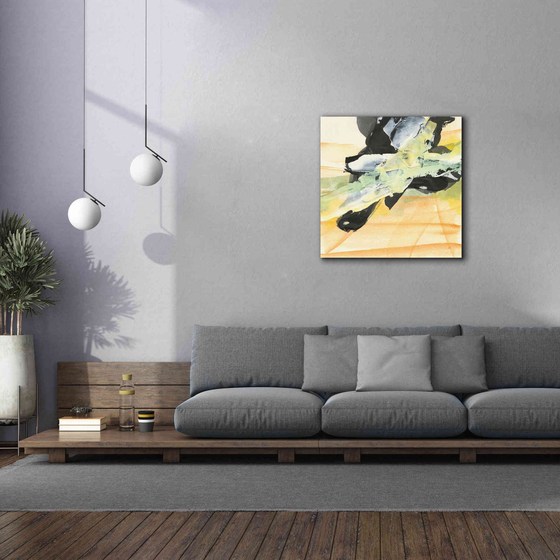 'Outcroppings II' by Chris Paschke, Giclee Canvas Wall Art,37 x 37