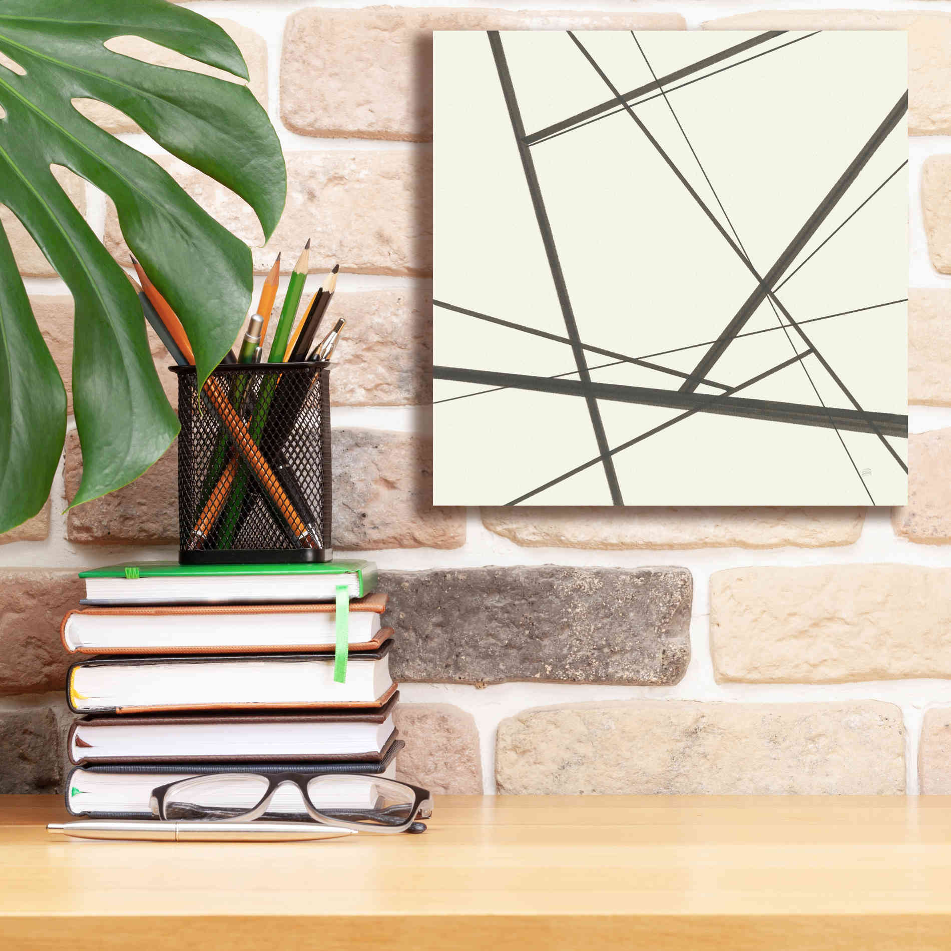 'Graphics III' by Chris Paschke, Giclee Canvas Wall Art,12 x 12