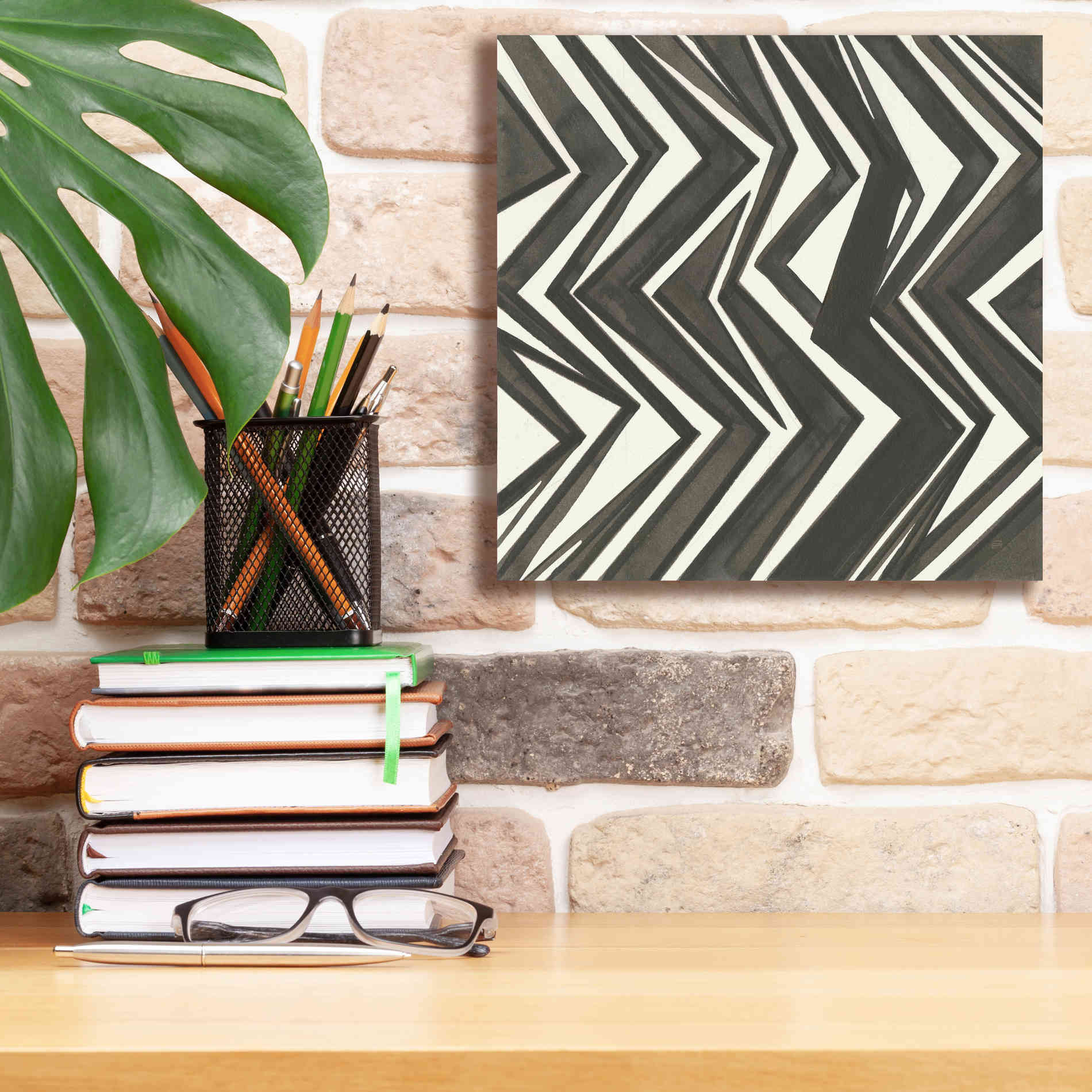 'Graphics V' by Chris Paschke, Giclee Canvas Wall Art,12 x 12