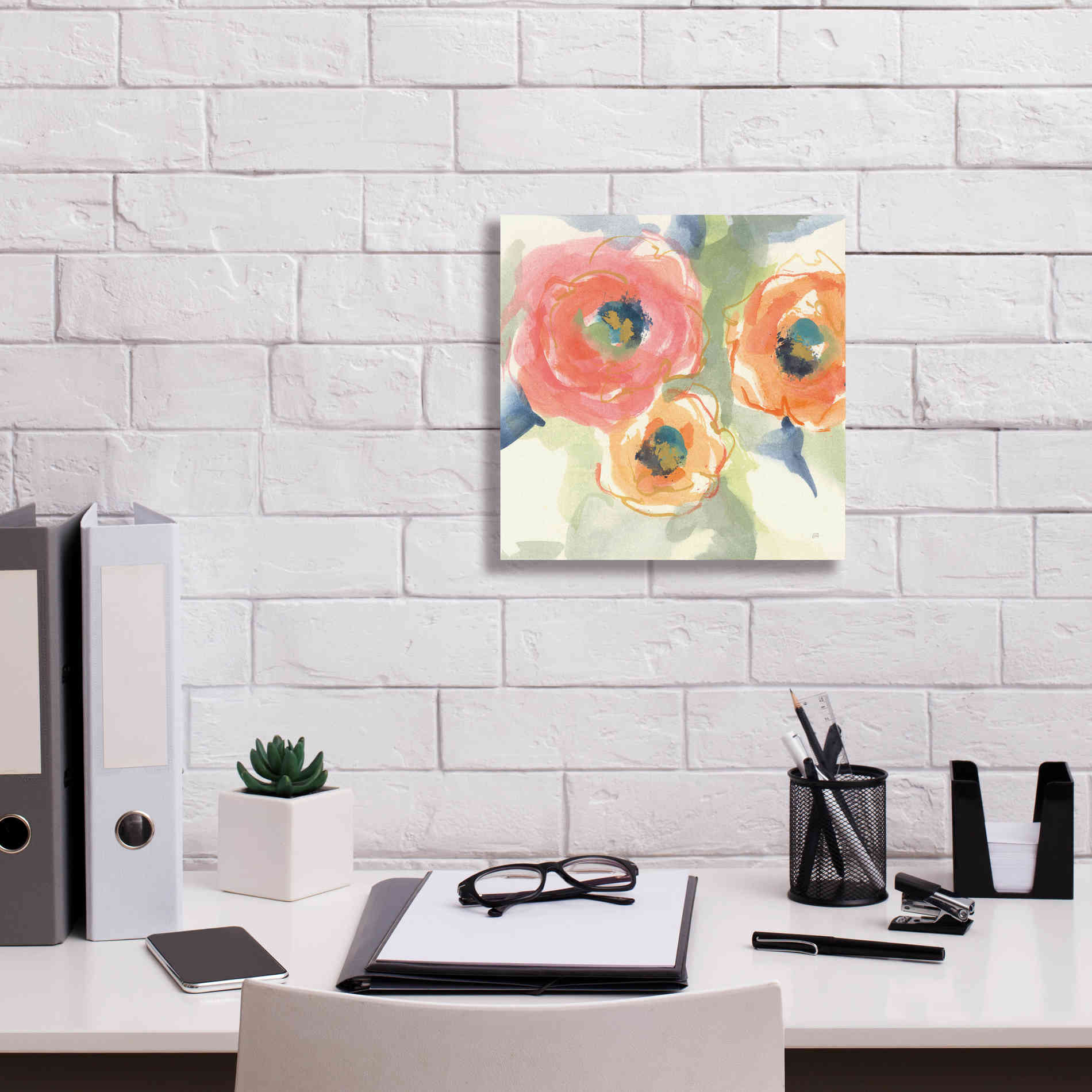'Buttercup II' by Chris Paschke, Giclee Canvas Wall Art,12 x 12