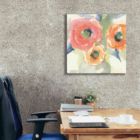 Image of 'Buttercup II' by Chris Paschke, Giclee Canvas Wall Art,26 x 26