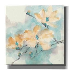 'Teal Buds II' by Chris Paschke, Giclee Canvas Wall Art