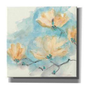 'Teal Buds III' by Chris Paschke, Giclee Canvas Wall Art