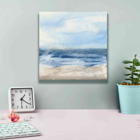 Image of 'Surf And Sails' by Chris Paschke, Giclee Canvas Wall Art,12 x 12