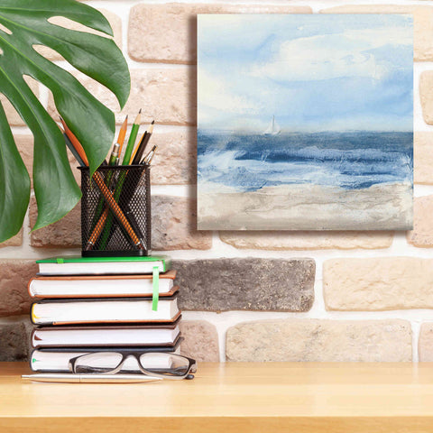 Image of 'Surf And Sails' by Chris Paschke, Giclee Canvas Wall Art,12 x 12