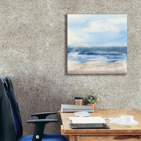 Image of 'Surf And Sails' by Chris Paschke, Giclee Canvas Wall Art,26 x 26
