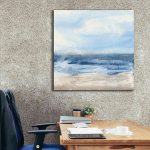 'Surf And Sails' by Chris Paschke, Giclee Canvas Wall Art,37 x 37