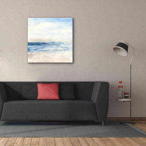 'Surf And Sand' by Chris Paschke, Giclee Canvas Wall Art,37 x 37