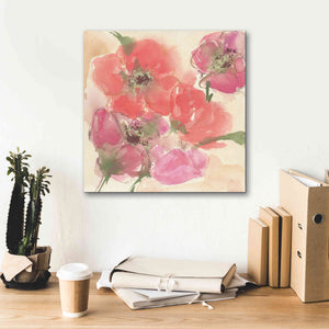 'Coral Blooms I' by Chris Paschke, Giclee Canvas Wall Art,18 x 18