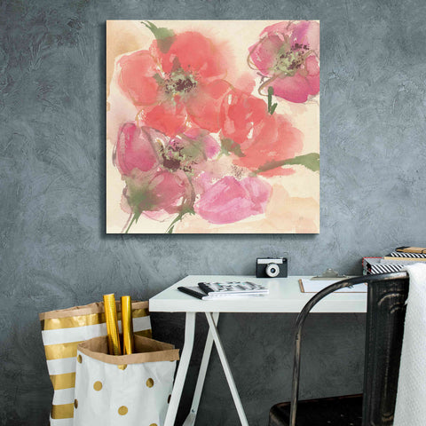 Image of 'Coral Blooms I' by Chris Paschke, Giclee Canvas Wall Art,26 x 26