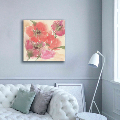 Image of 'Coral Blooms I' by Chris Paschke, Giclee Canvas Wall Art,37 x 37