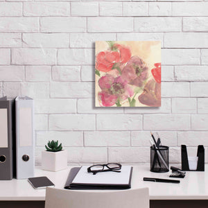 'Coral Blooms II' by Chris Paschke, Giclee Canvas Wall Art,12 x 12