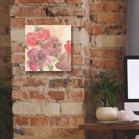 Image of 'Coral Blooms II' by Chris Paschke, Giclee Canvas Wall Art,12 x 12