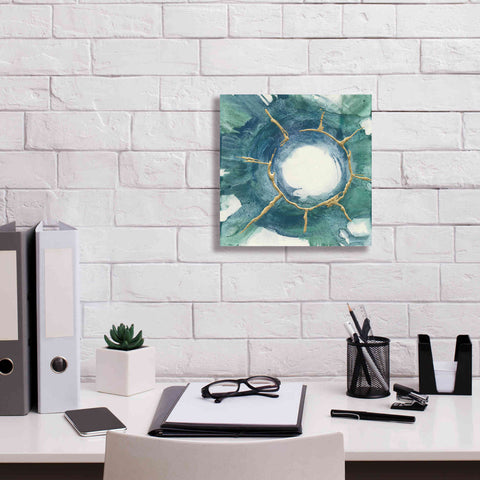 Image of 'Dharma Wheel I' by Chris Paschke, Giclee Canvas Wall Art,12 x 12