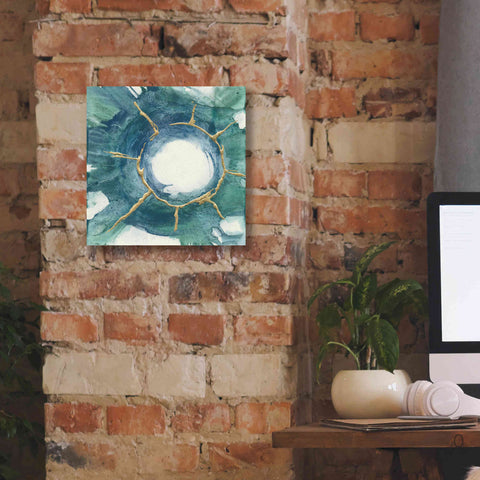 Image of 'Dharma Wheel I' by Chris Paschke, Giclee Canvas Wall Art,12 x 12
