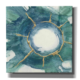 'Dharma Wheel I' by Chris Paschke, Giclee Canvas Wall Art