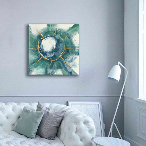 Image of 'Dharma Wheel II' by Chris Paschke, Giclee Canvas Wall Art,37 x 37