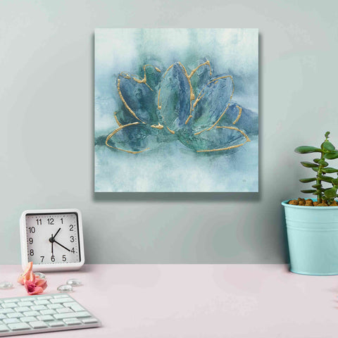 Image of 'Buddha Lotus' by Chris Paschke, Giclee Canvas Wall Art,12 x 12