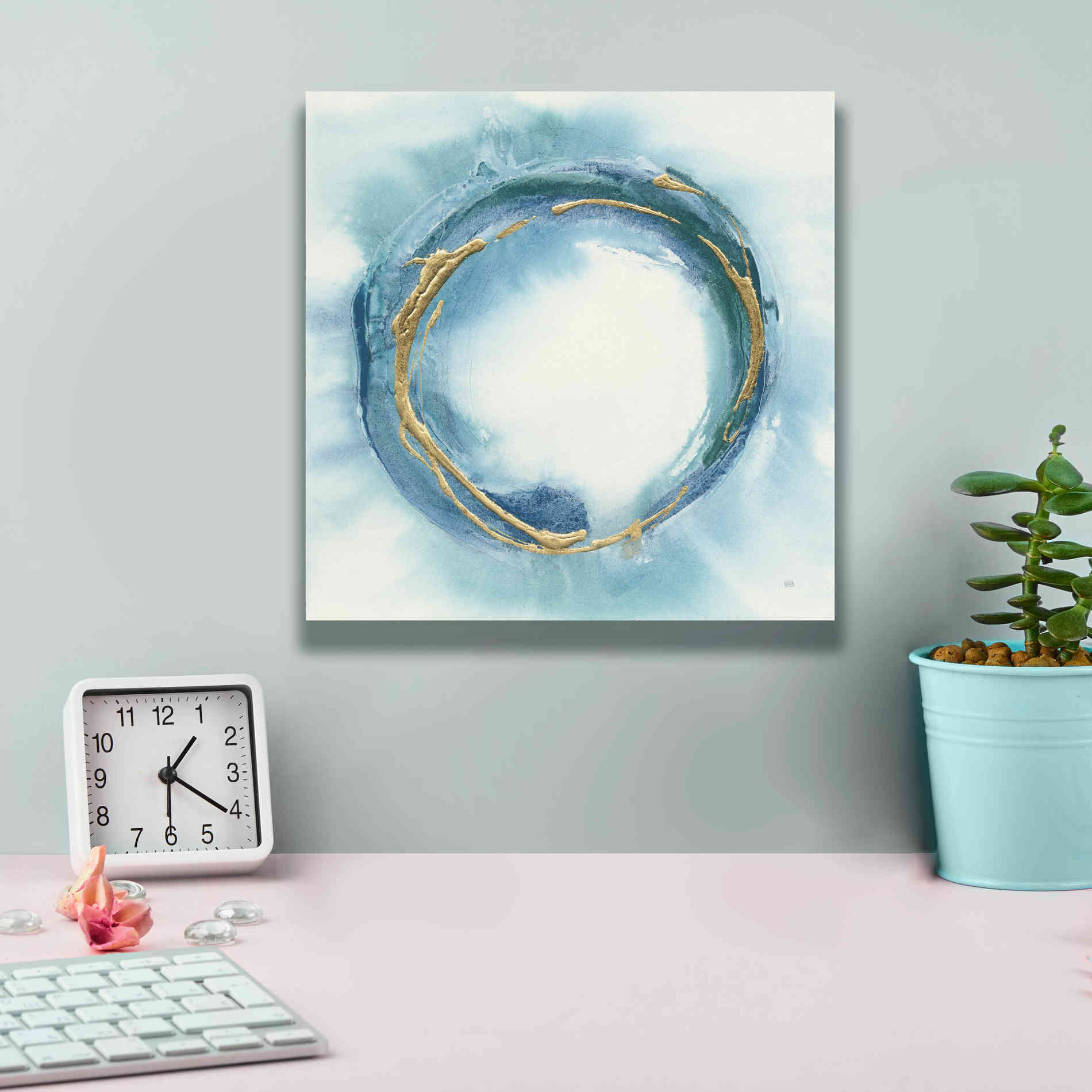 'Buddha Enso' by Chris Paschke, Giclee Canvas Wall Art,12 x 12