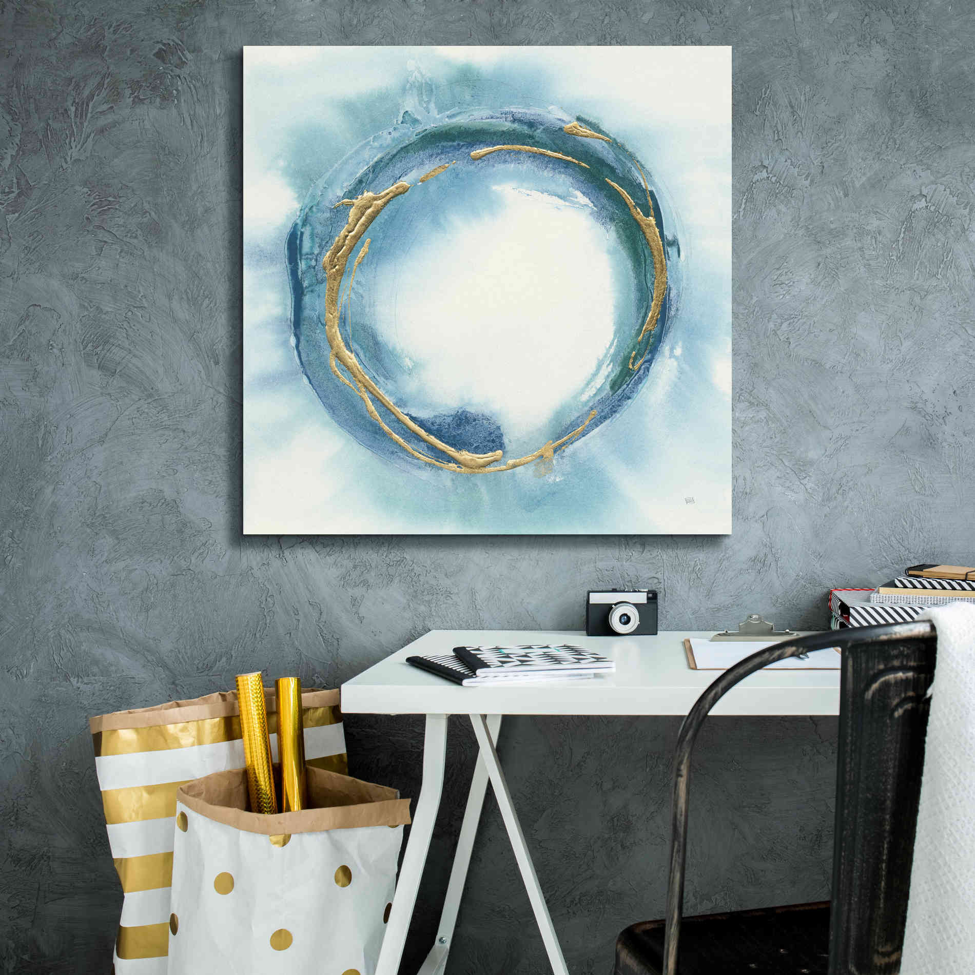 'Buddha Enso' by Chris Paschke, Giclee Canvas Wall Art,26 x 26