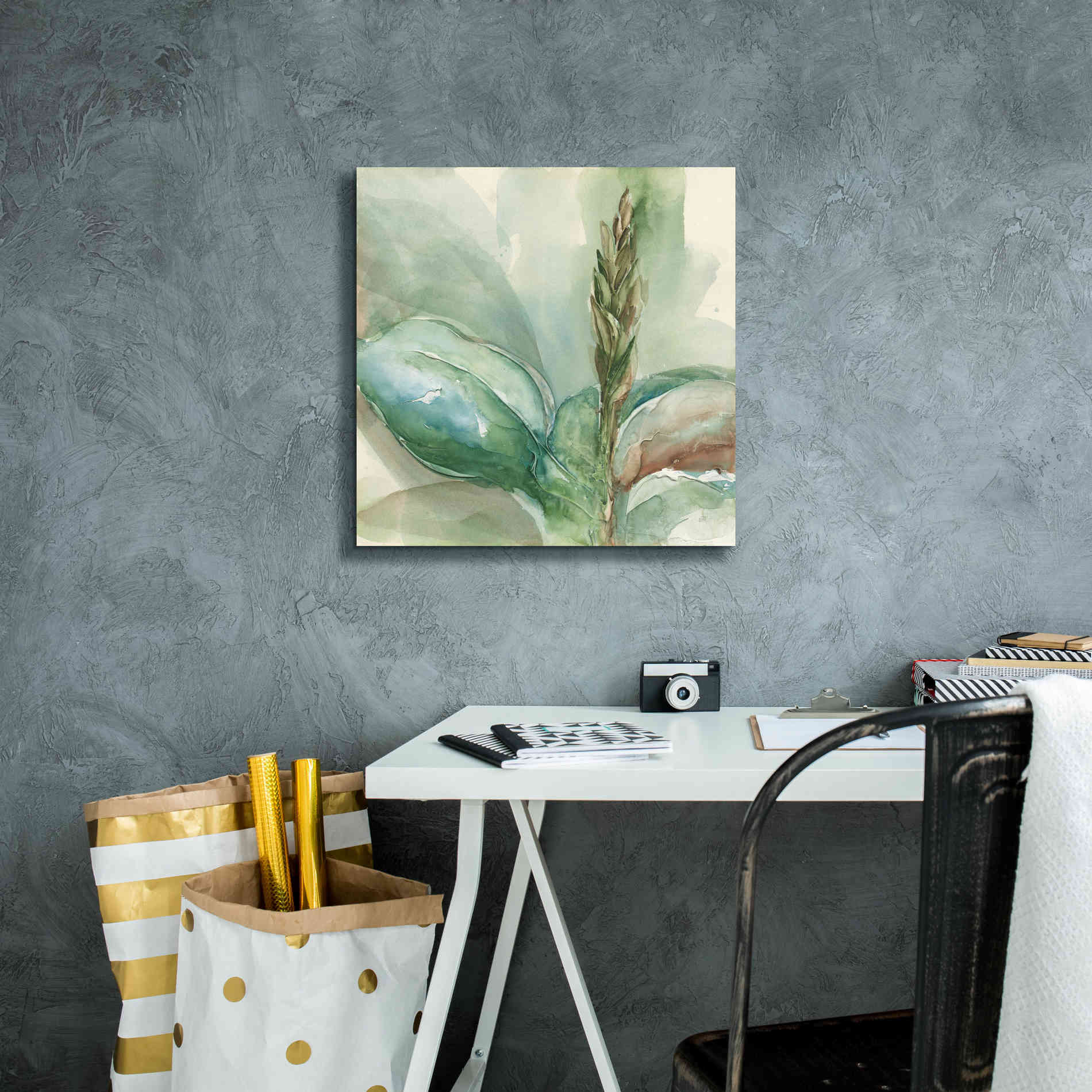 'Exotic Flower I' by Chris Paschke, Giclee Canvas Wall Art,18 x 18