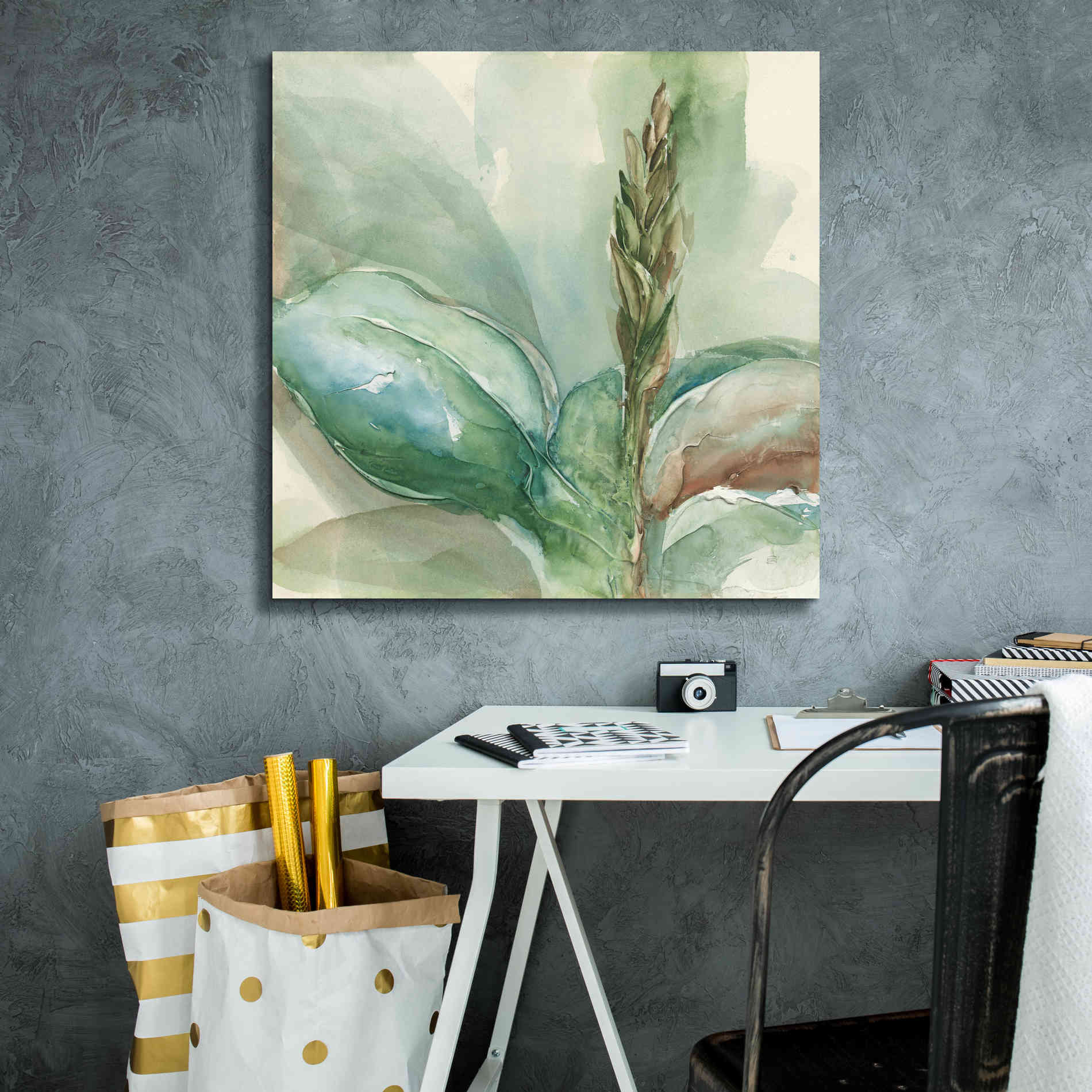 'Exotic Flower I' by Chris Paschke, Giclee Canvas Wall Art,26 x 26