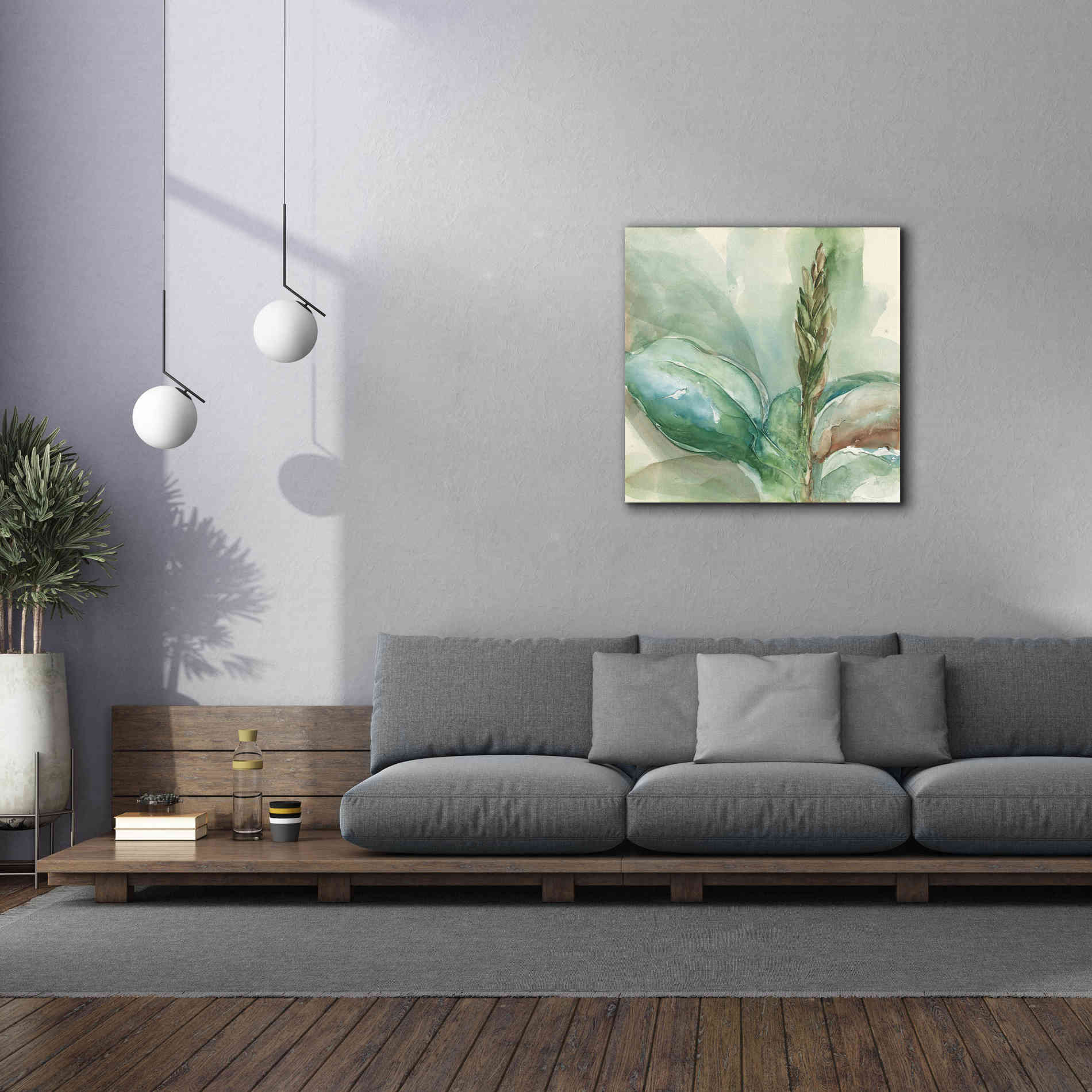 'Exotic Flower I' by Chris Paschke, Giclee Canvas Wall Art,37 x 37