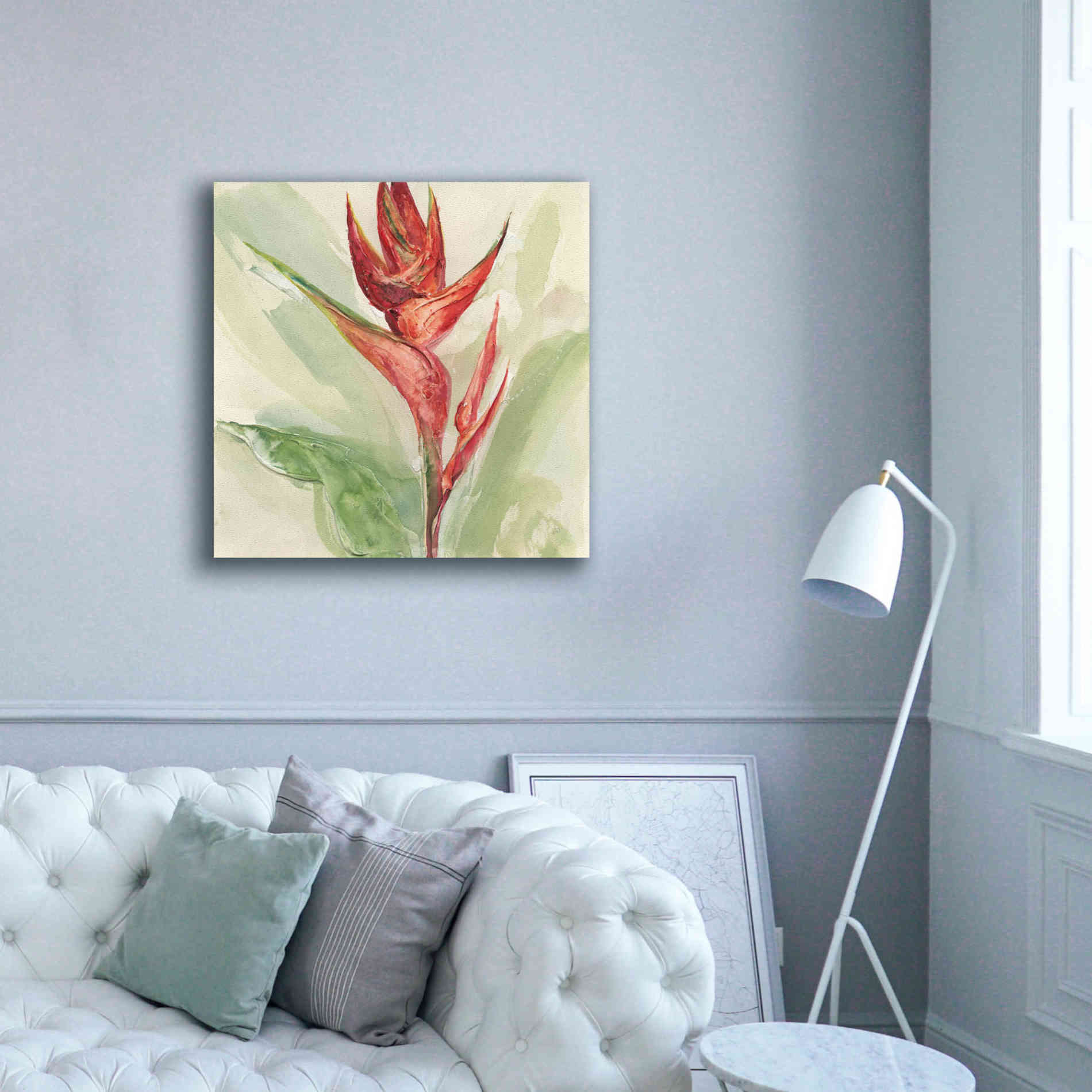 'Exotic Flower IV' by Chris Paschke, Giclee Canvas Wall Art,37 x 37