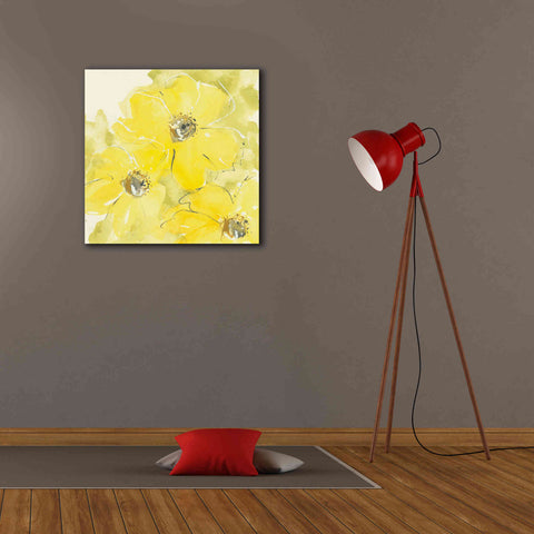 Image of 'Sunshine Cosmos I' by Chris Paschke, Giclee Canvas Wall Art,26 x 26