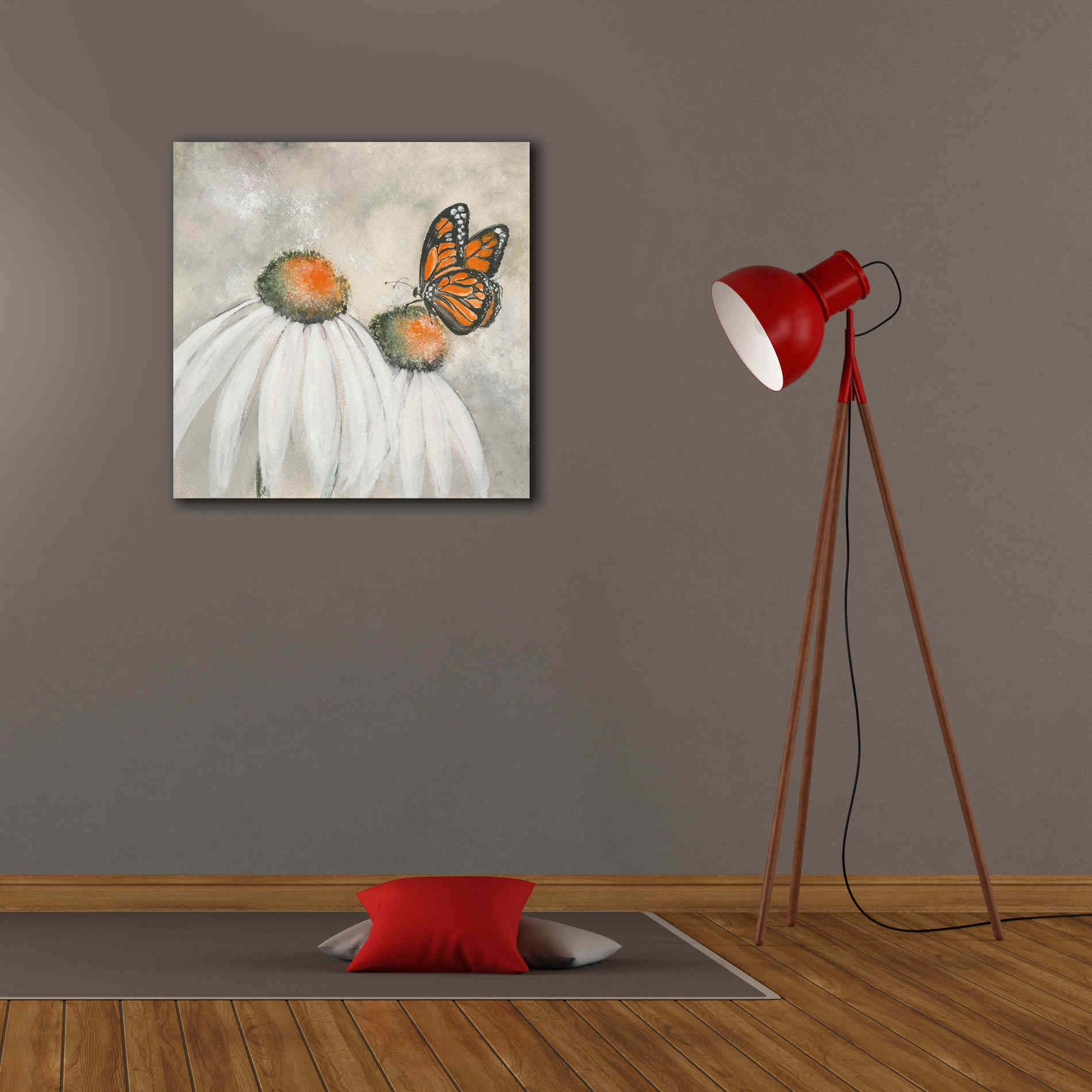 'Butterflies Are Free II' by Chris Paschke, Giclee Canvas Wall Art,26 x 26