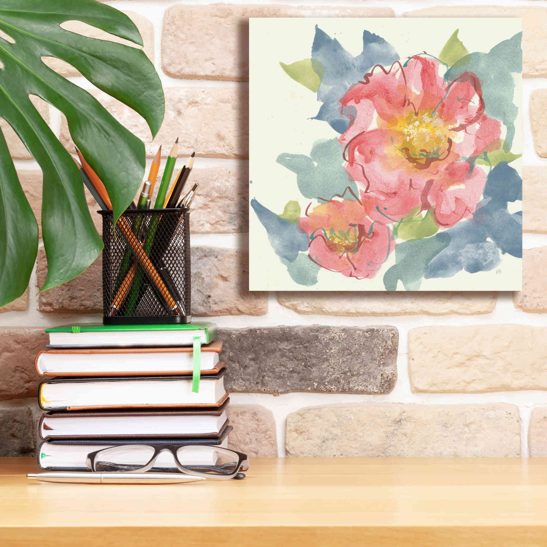 'Peony In The Pink II' by Chris Paschke, Giclee Canvas Wall Art,12 x 12