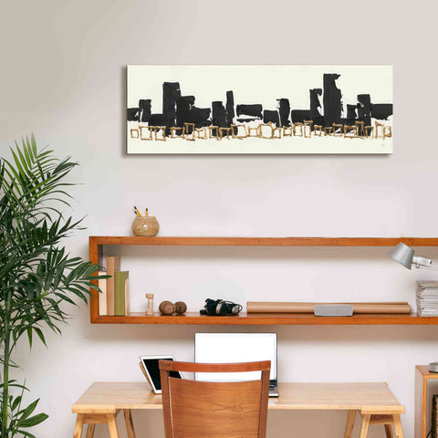 Image of 'Gilded Boxes I' by Chris Paschke, Giclee Canvas Wall Art,36 x 12