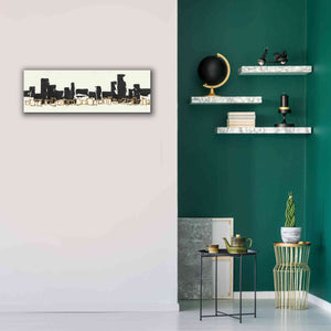 'Gilded Boxes I' by Chris Paschke, Giclee Canvas Wall Art,36 x 12