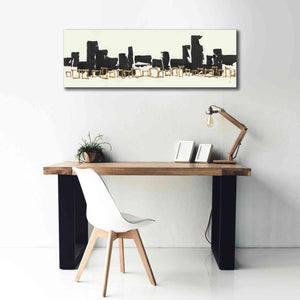 'Gilded Boxes I' by Chris Paschke, Giclee Canvas Wall Art,60 x 20