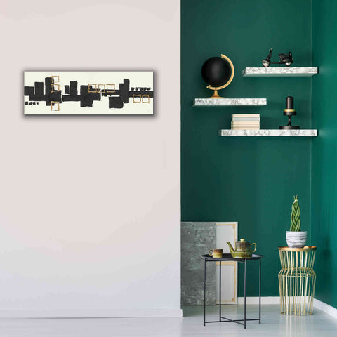 Image of 'Gilded Boxes II' by Chris Paschke, Giclee Canvas Wall Art,36 x 12