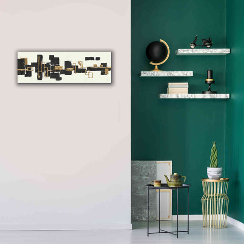 Image of 'Gilded Boxes III' by Chris Paschke, Giclee Canvas Wall Art,36 x 12