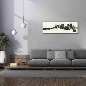 'Gilded City I' by Chris Paschke, Giclee Canvas Wall Art,60 x 20