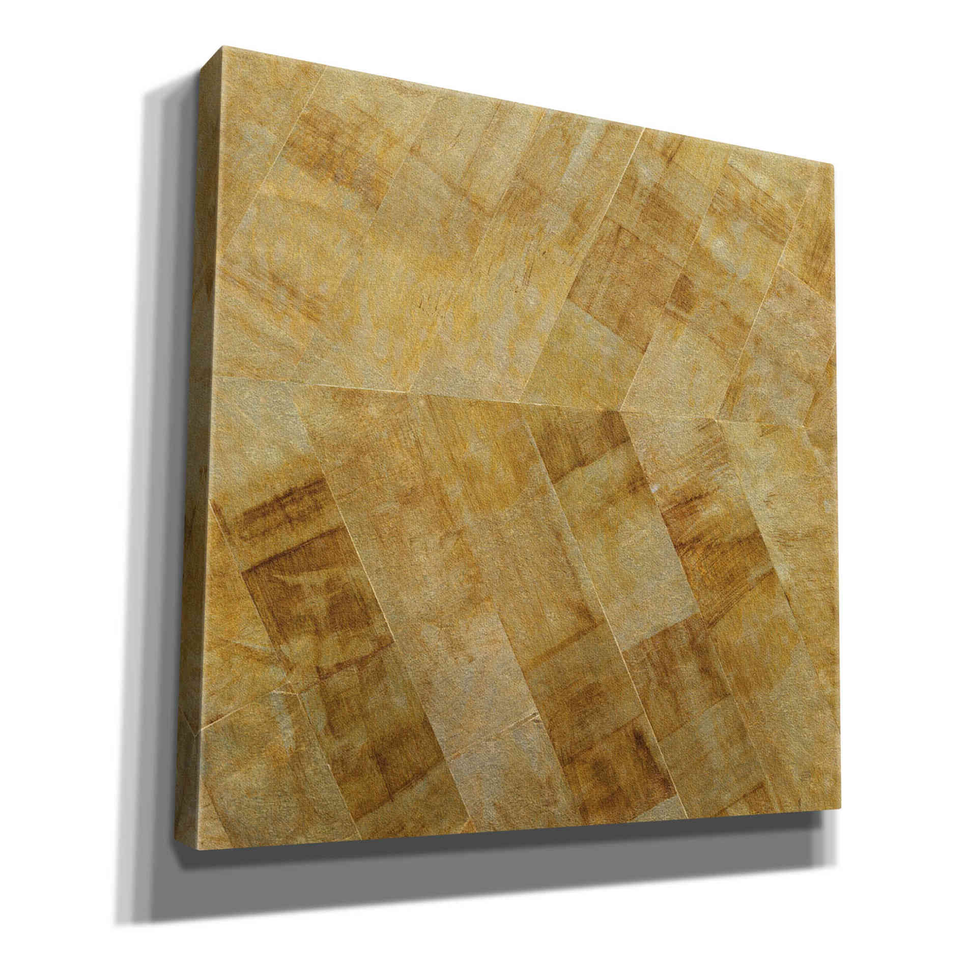 'Gilded Herringbone II' by Chris Paschke, Giclee Canvas Wall Art