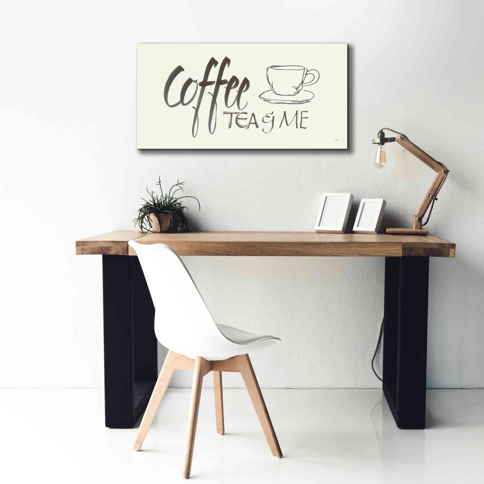 'Coffee Sayings II' by Chris Paschke, Giclee Canvas Wall Art,40 x 20