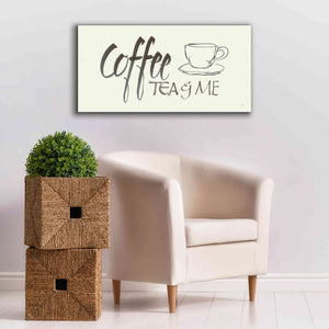 'Coffee Sayings II' by Chris Paschke, Giclee Canvas Wall Art,40 x 20