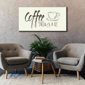 'Coffee Sayings II' by Chris Paschke, Giclee Canvas Wall Art,60 x 30